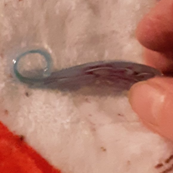 Beautiful Murano Glass Pendant Blue Floral Layers of Flowers New No Chain - Picture 10 of 11